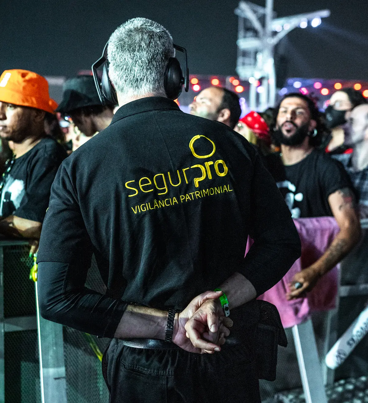 Funções de um segurança em eventos